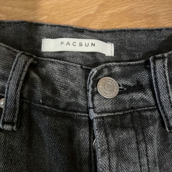 Pacsun grey split dad jeans - Picture 3 of 6